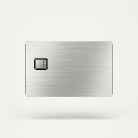 CARTA DI CREDITO IN METALLO SILVER (BIG CHIP)
