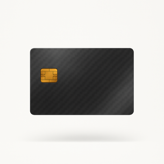 CARTA DI CREDITO IN METALLO CARBON (SMALL CHIP)